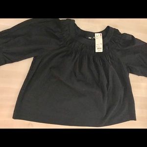 Uniqlo Navy Top